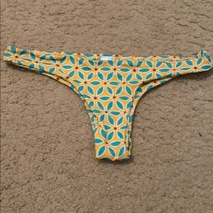 Ama Bikinis Yellow Kamiya Bottoms